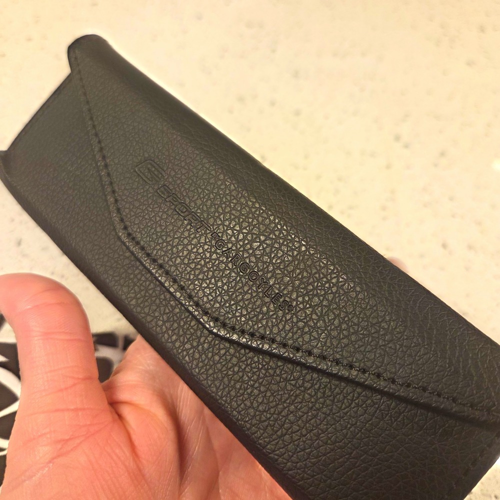 G-Sport by Gargoyles Black Pebbled Triangular Folding Sunglasses Case